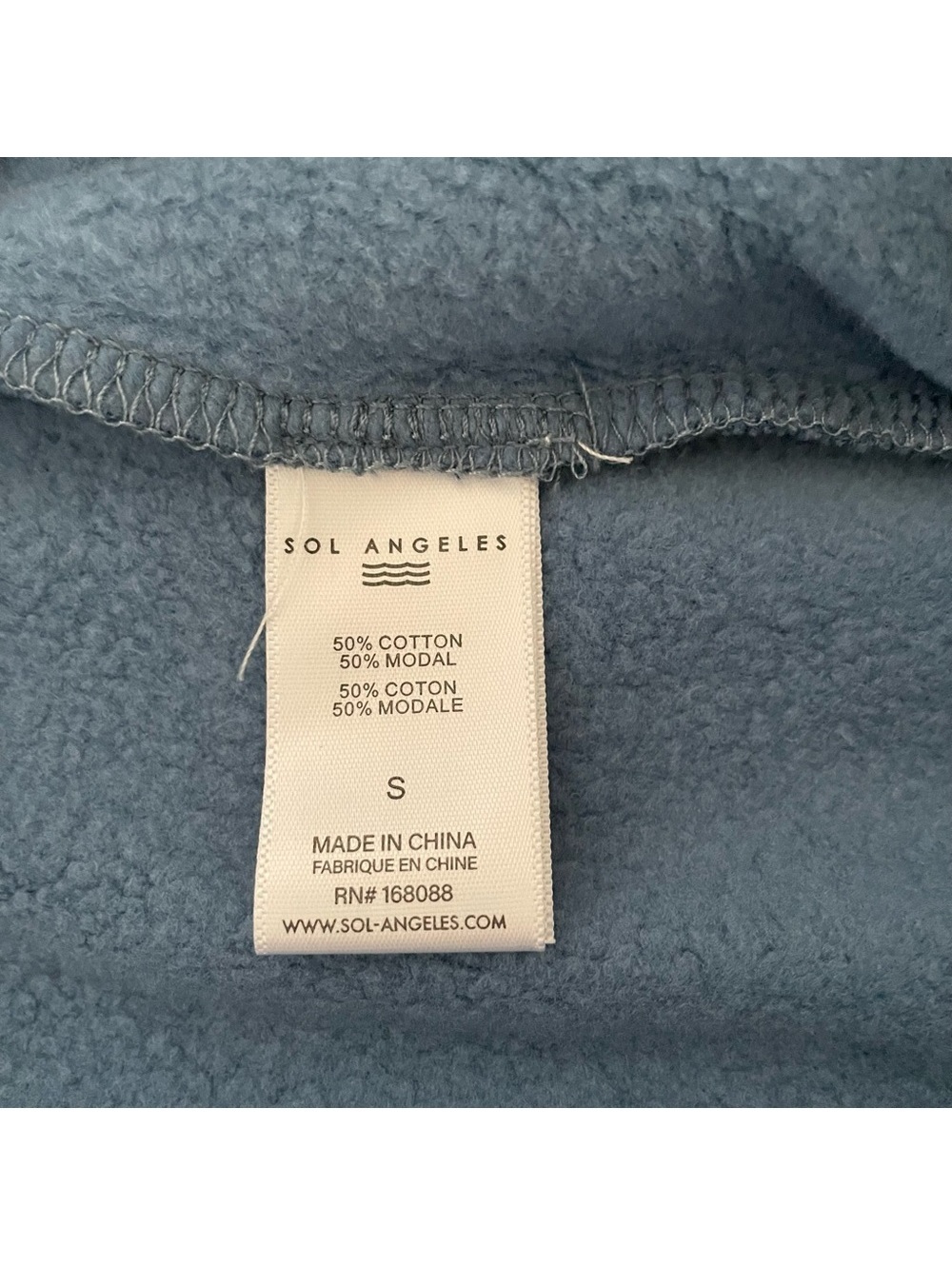 Sol Angeles Coastal Waves Pullover & Jogger Set Atlantic Size Small Loungewear - Picture 8 of 13